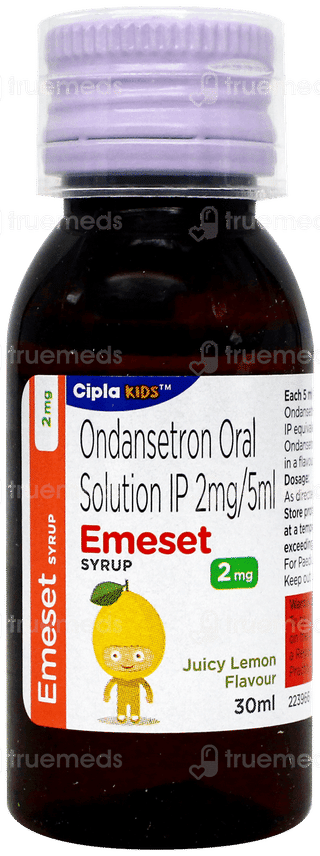 Emeset 2mg Lemon Flavour Syrup 30ml